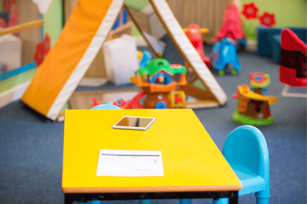 intérieur crèche ou école maternelle