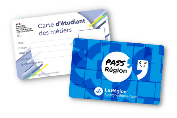 carte étudiant des métiers et pass région